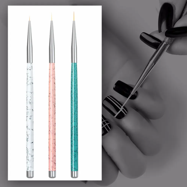 3pc Liner Brush Set