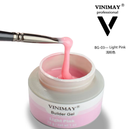 Vinimay Builder Gel 28gm - Light Pink