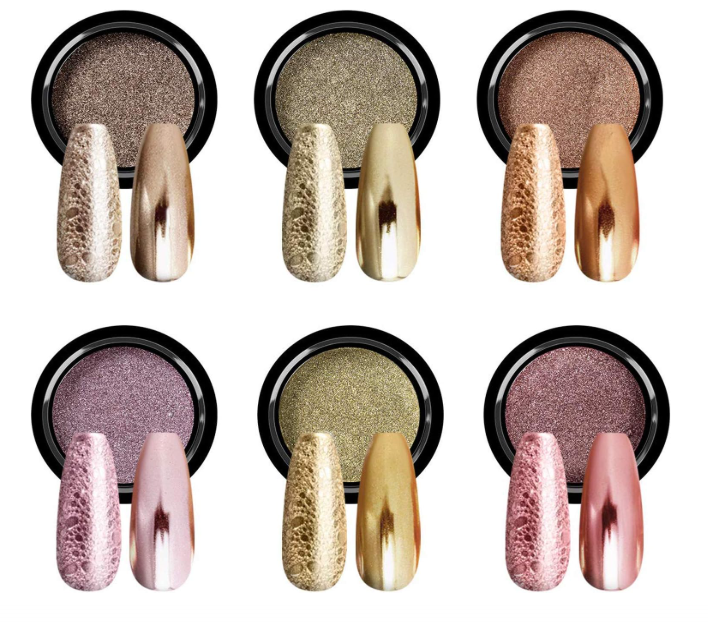 6pc Chrome Set - Mirror Effect