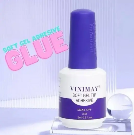 Vinimay Soft Gel Tips Adhesive/UV Bond (15ml)