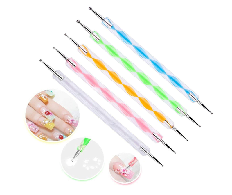 5pc Nail Dotting Tool Set