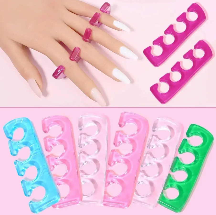 Silicon Toe Separator Pair (Random Color)