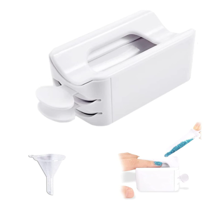Nail Powder Recycling Box With Scoop