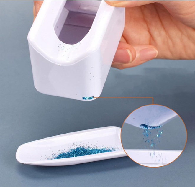 Nail Powder Recycling Box With Scoop