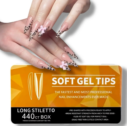 Long Stiletto Extension Tips