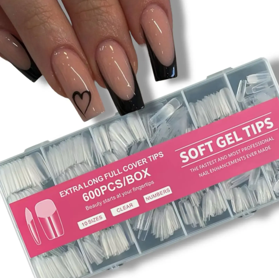 Soft Gel Tips - Medium Square