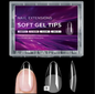 Soft Gel Tips - Medium Almond (240 Tips)