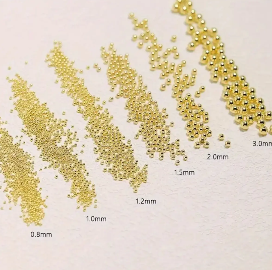 Golden Caviar Beads
