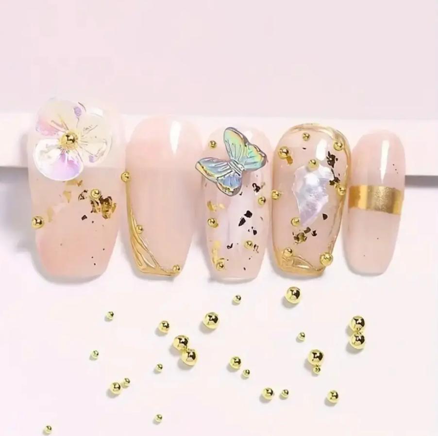 Golden Caviar Beads
