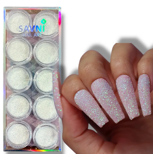 Sugar Glitter Pack - White