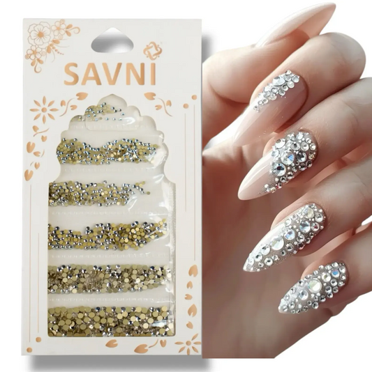 Silver Rhinestone Pack (Gold Base)