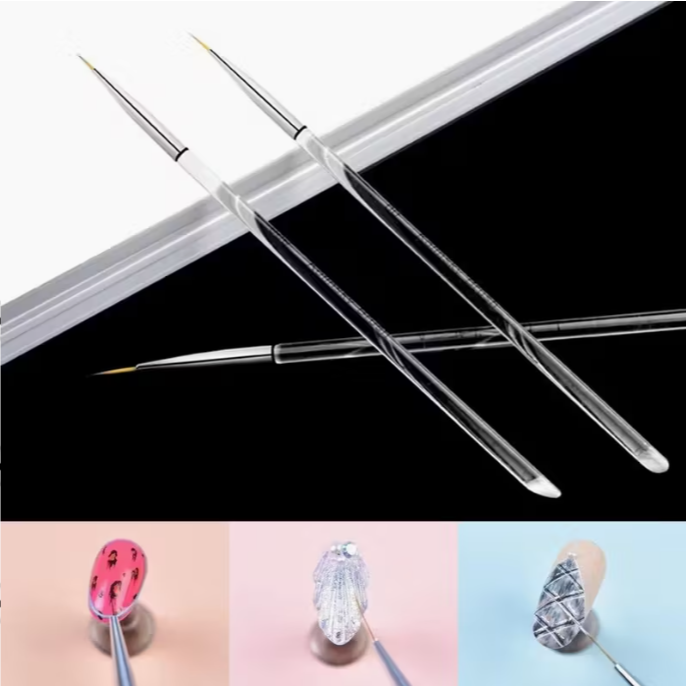 Kolinsky Nail Art Liner Brush 3pc Set