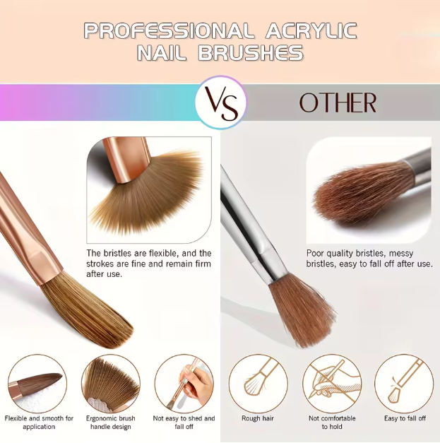 Crystal Acrylic Brush Size 10