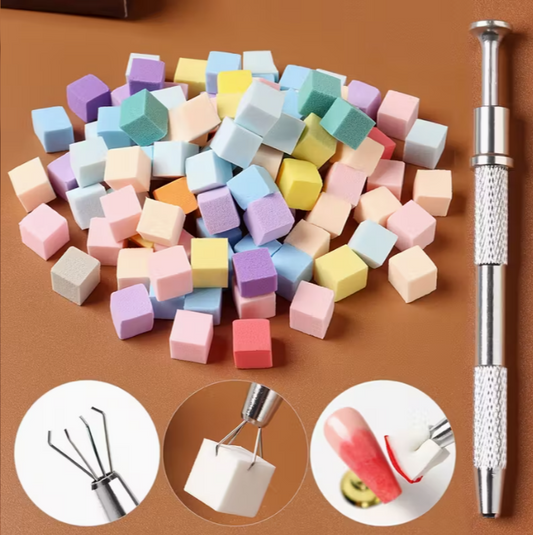 50pc Mini Sponge with Claw Pen