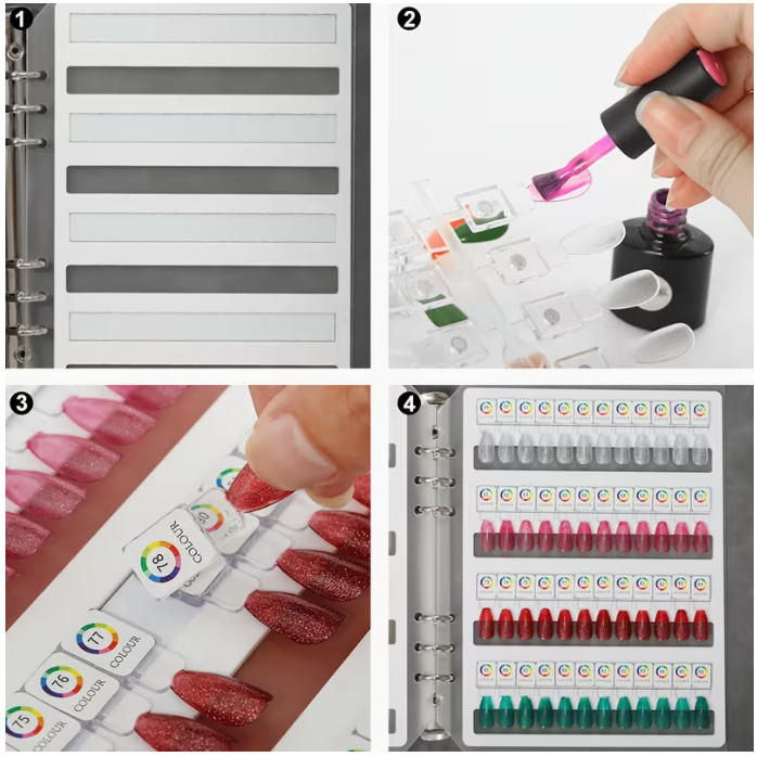 Magnetic Swatch Display Book - 120 Swatch