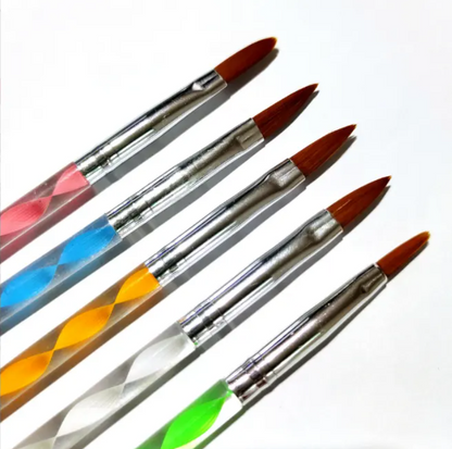 5pc Swirl Acrylic Brush Set