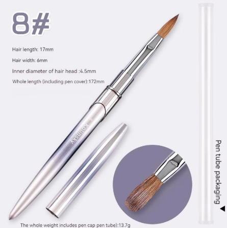 Original Hair Kolinsky Acrylic Brush