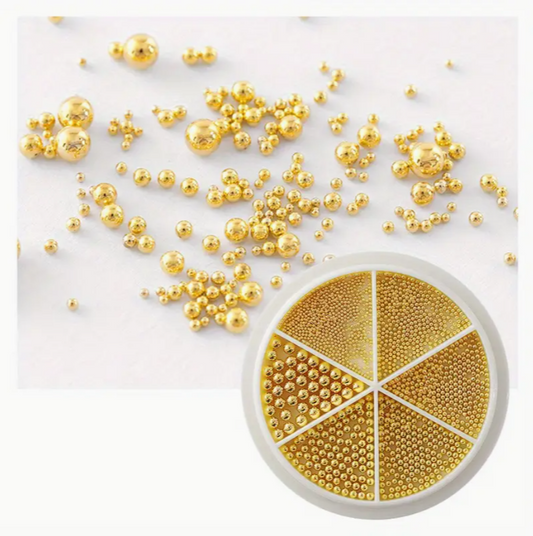 Golden Caviar Beads