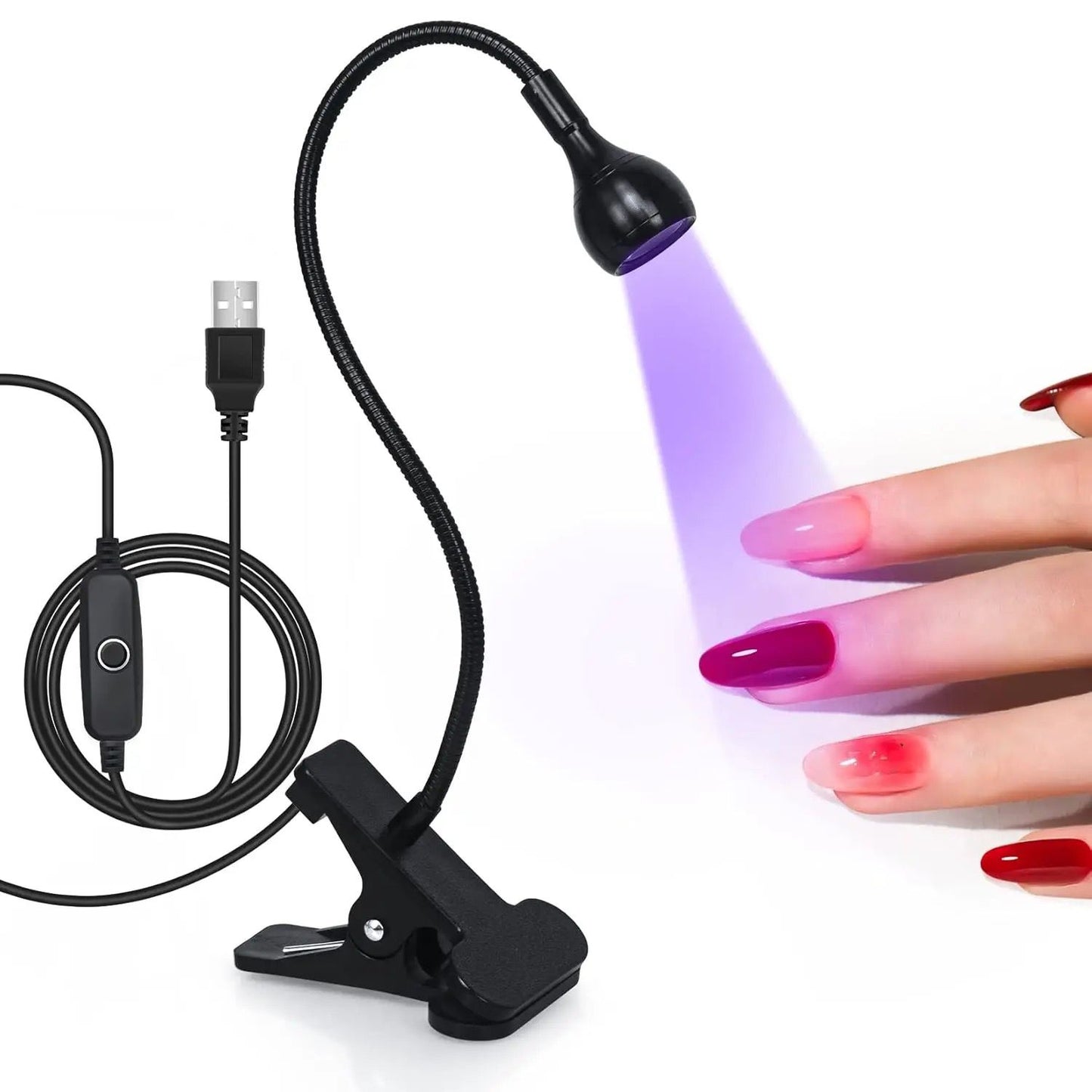 Clip On UV/LED Lamp