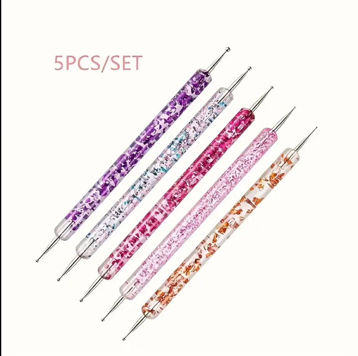 5pc Nail Dotting Tool Set