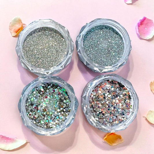 Reflective Glitter Set of 4