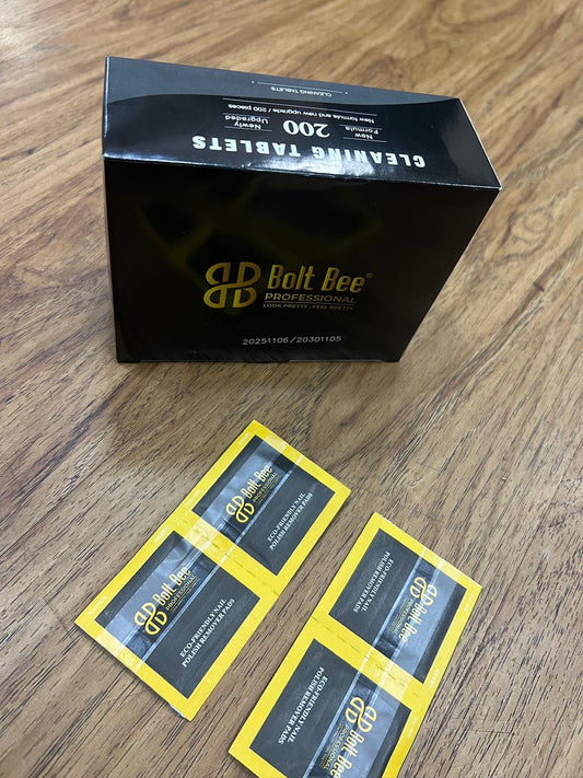Boltbee Premium Quality Remover Pads/ We Wipes - Gel Remover 200pc Box