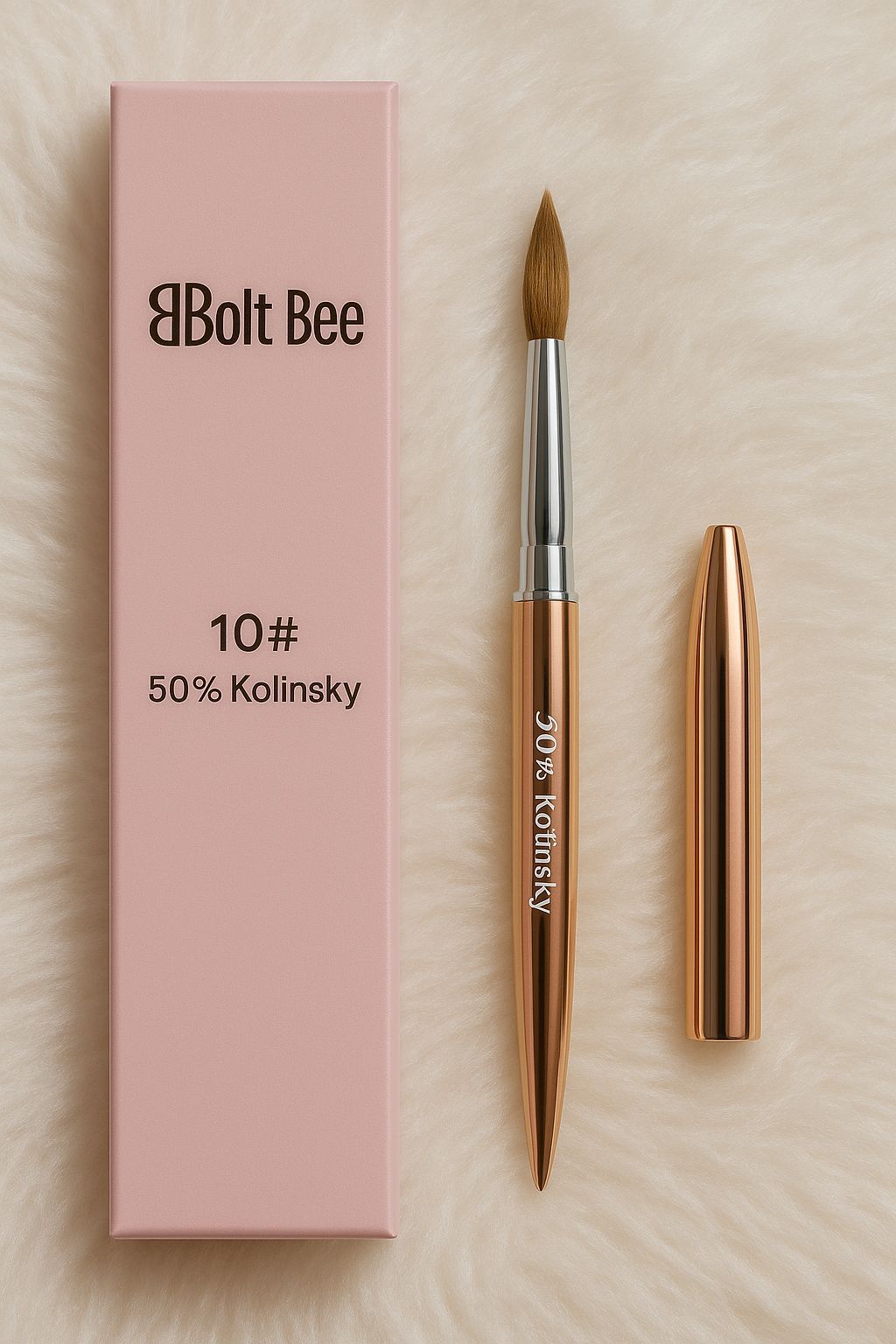 Bolt Bee Acrylic Brush Kolinsky High Quality