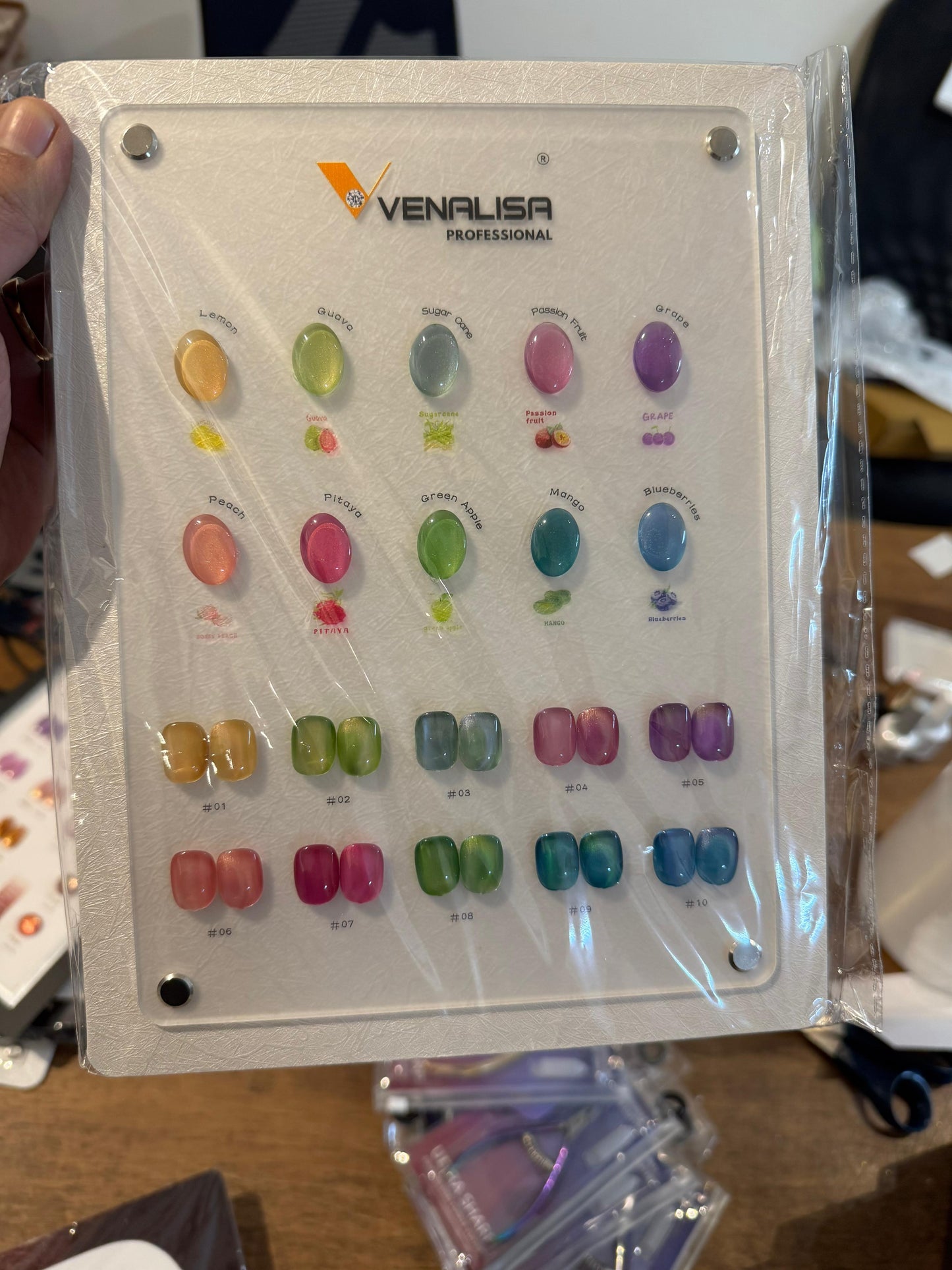 Venalisa Fruit 🍓 Cat Eye Gel Polish Set -15ML - 10pc