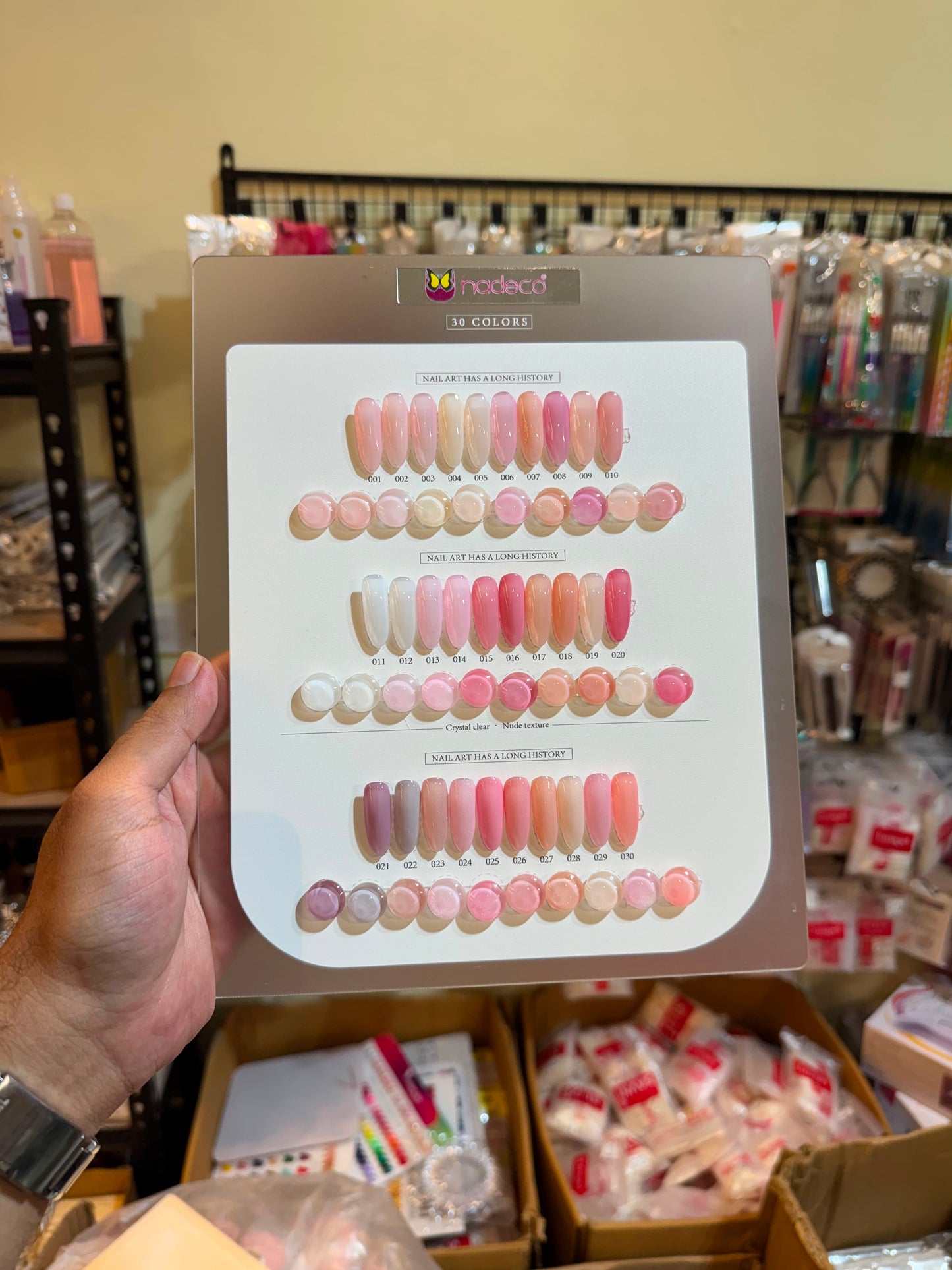 Nadeco French Base Set 30pc Each 15ML Quantity