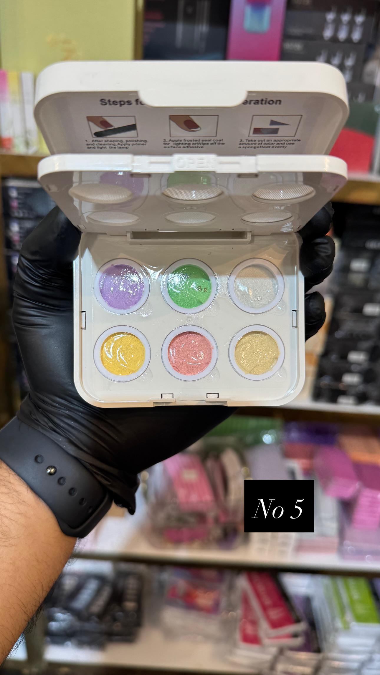 Pat Gel 6 Shades With Mesh Filter