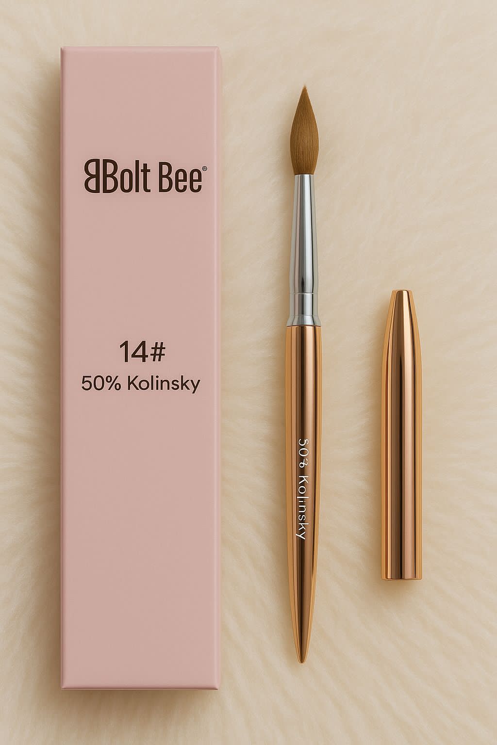 Bolt Bee Acrylic Brush Kolinsky High Quality