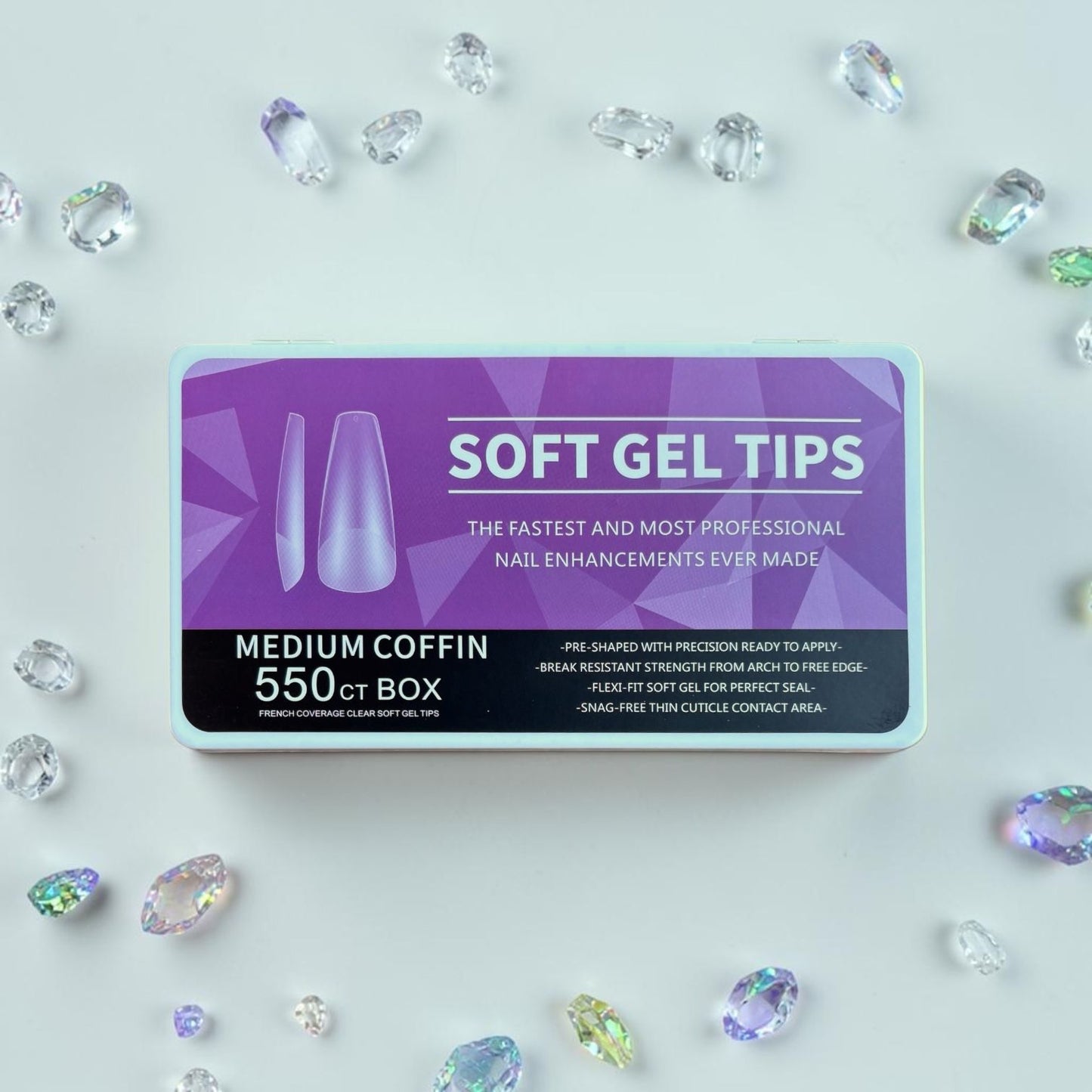 Soft Gel Tip Box - 550pc
