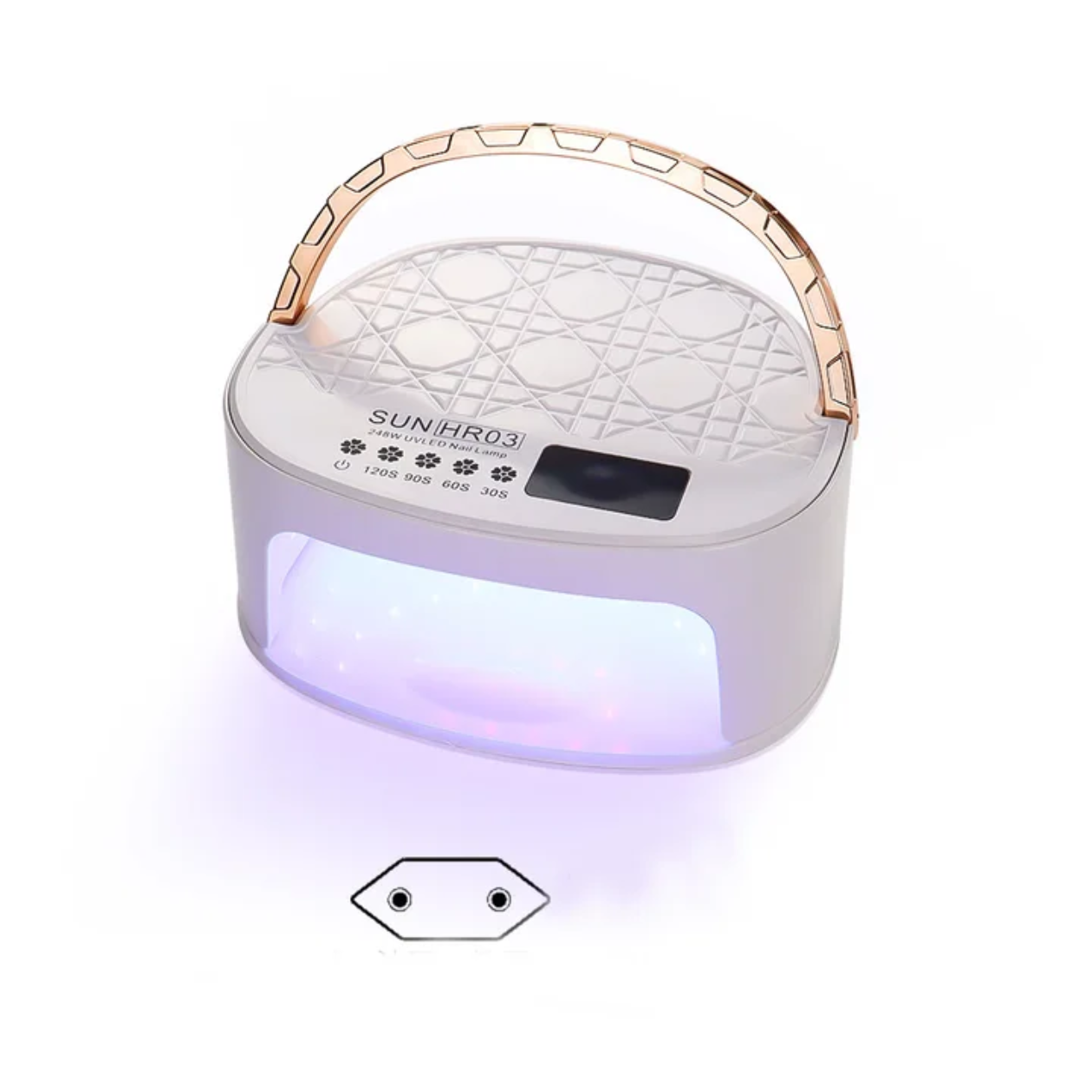 Sun HR 03 Wireless/Portable Nail Lamp 250 Watts