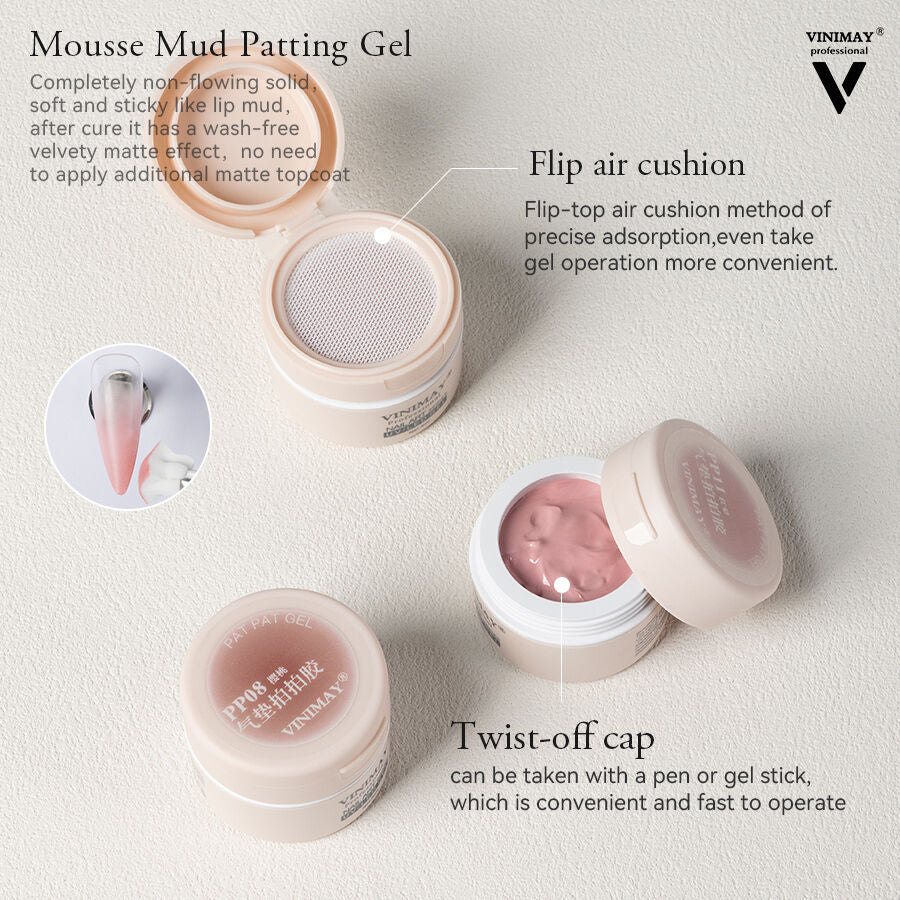 Vinimay 24 Pot Pat Gel With Ombre Sponge & Claw