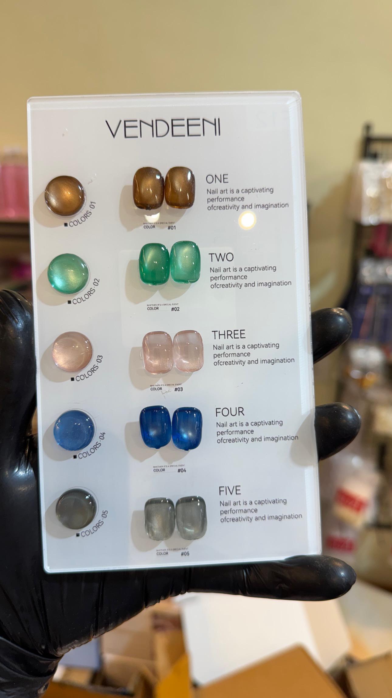 Vendeeni 5pc Cat Eye Kit- 15ML