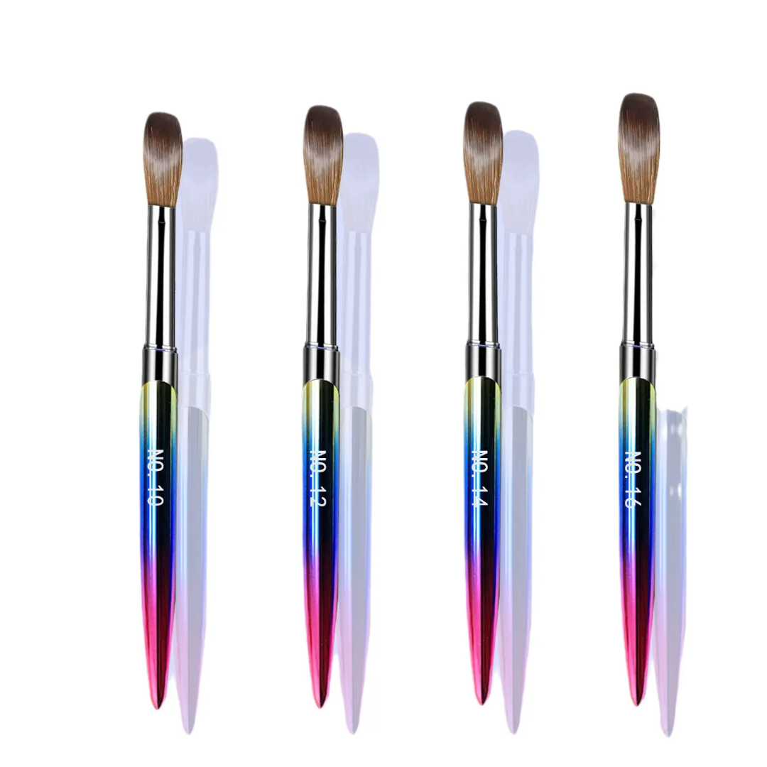 Venalisa 4pc Acrylic Brush Set- Fine Quality no 10,12,14 & 16