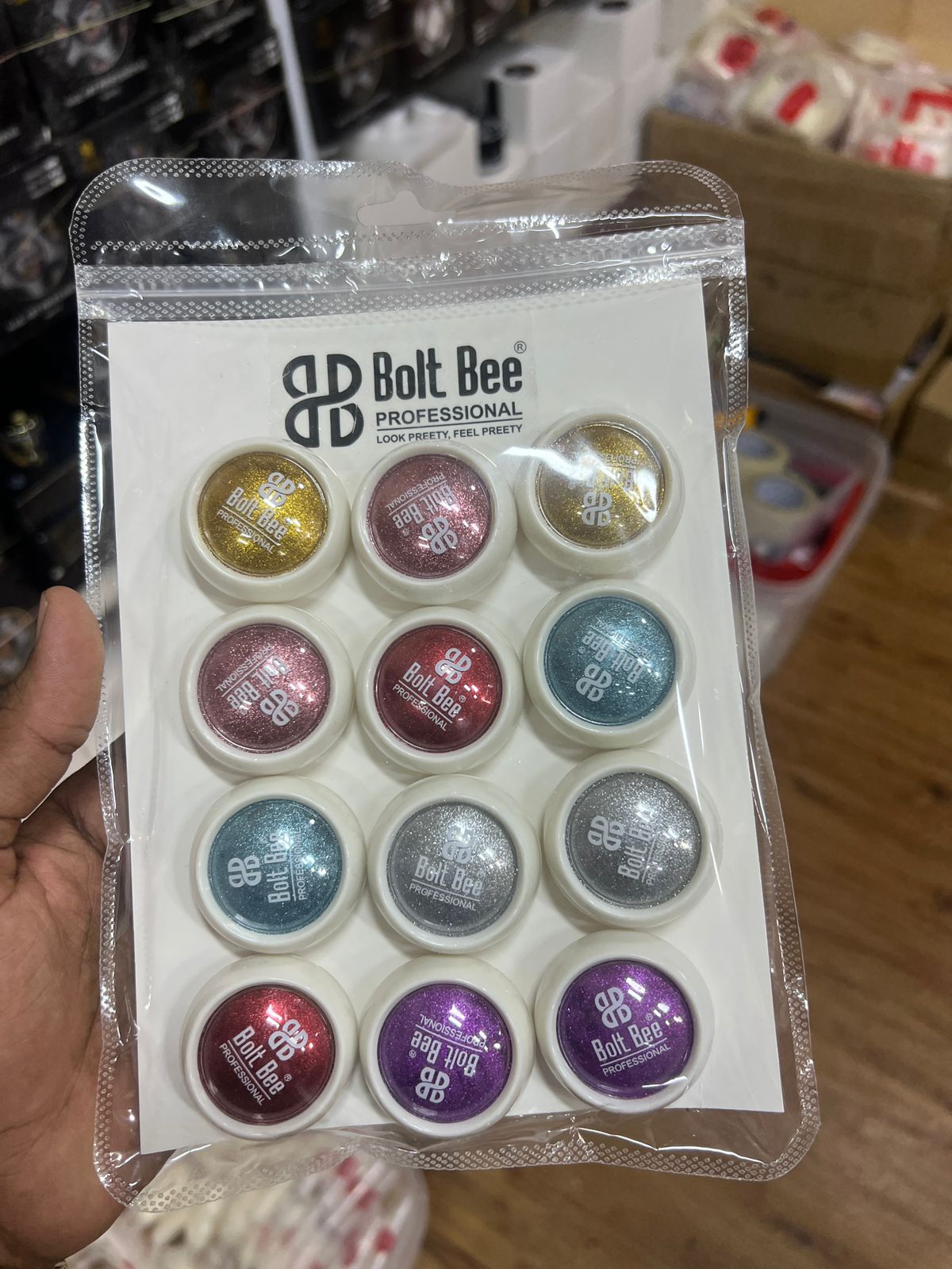 Boltbee 12pc Full Cover Metallic Chrome Set