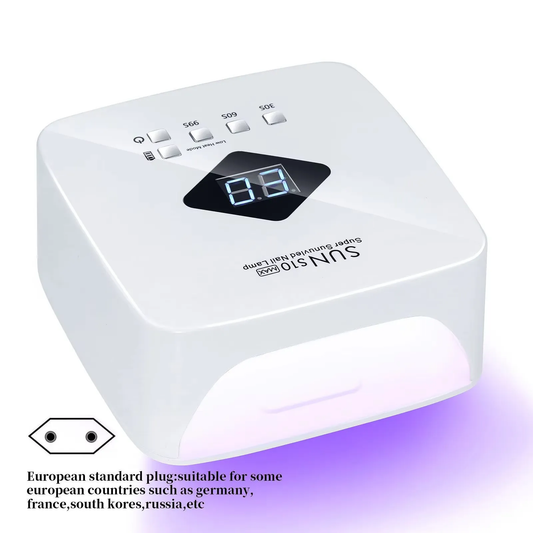 Sun S10 Max Wireless Nail Lamp 120 Watts - Pink Leds Less Harmful Premium Quality