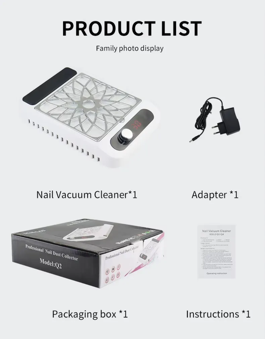 Wireless/ Portable Nail Dust Collector