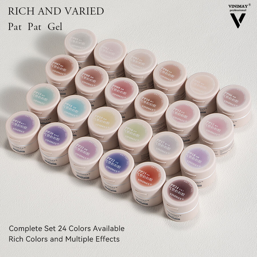 Vinimay 24 Pot Pat Gel With Ombre Sponge & Claw