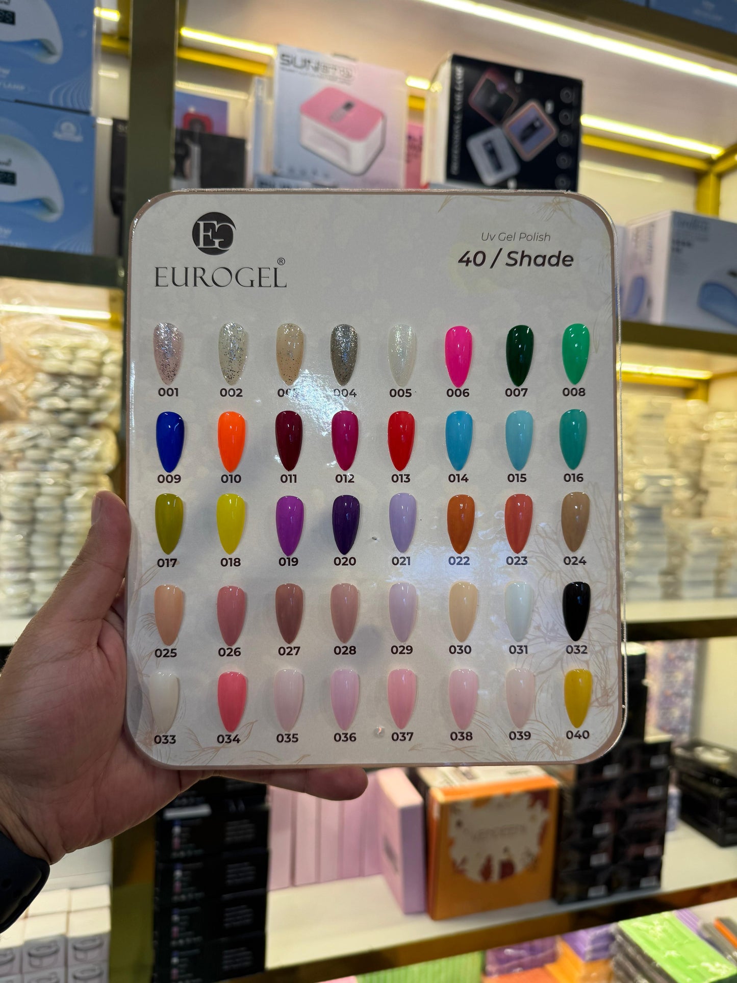 Eurogel 45pc Gel Polish Kit - 7.5ML With Shade Card
