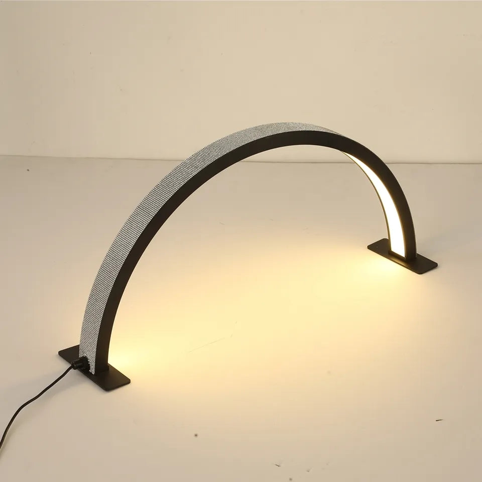 Table Moon Lamp/ Light With Diamond Small Size 62x40x6 CM