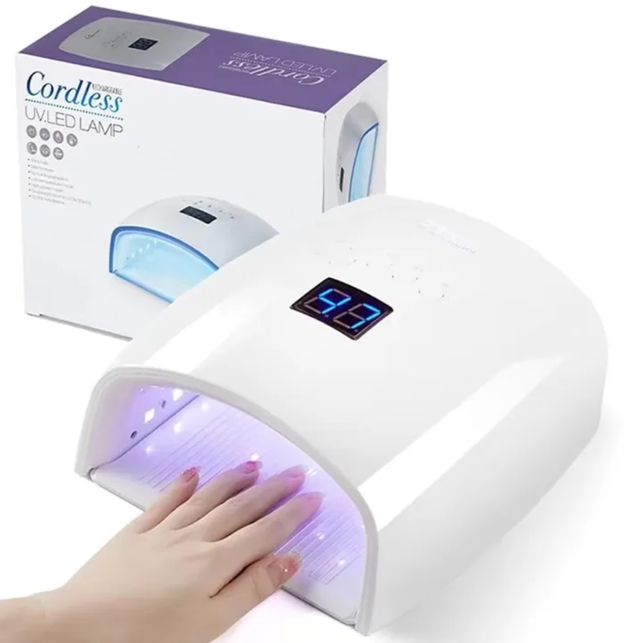 Wireless/ Portable Nail UV/ LED Lamp 48 watts