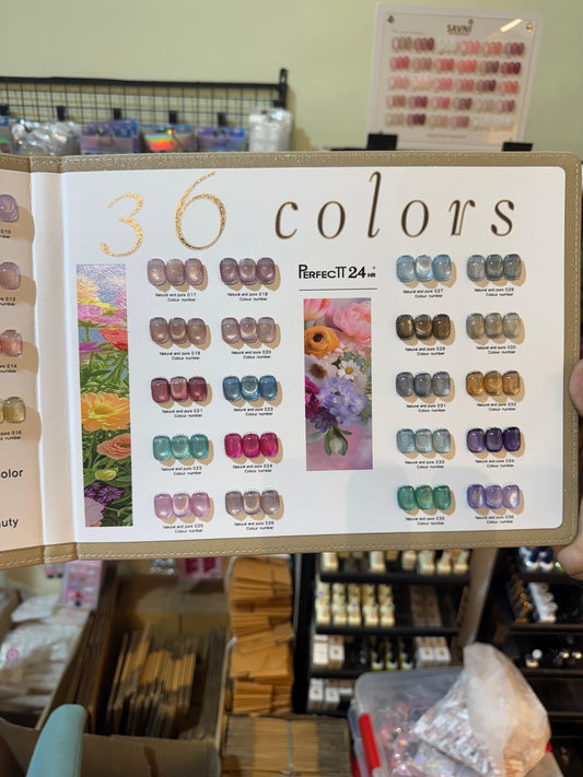 Perfectt24 New 36pc Cat Eye Set- 13ML Each Superior Quality