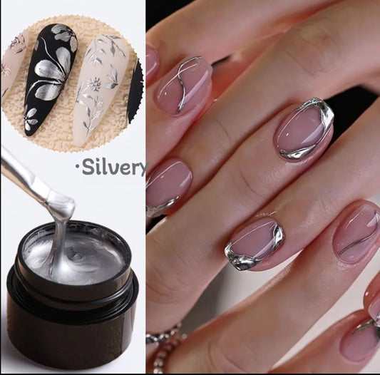Metallic Gel Silver