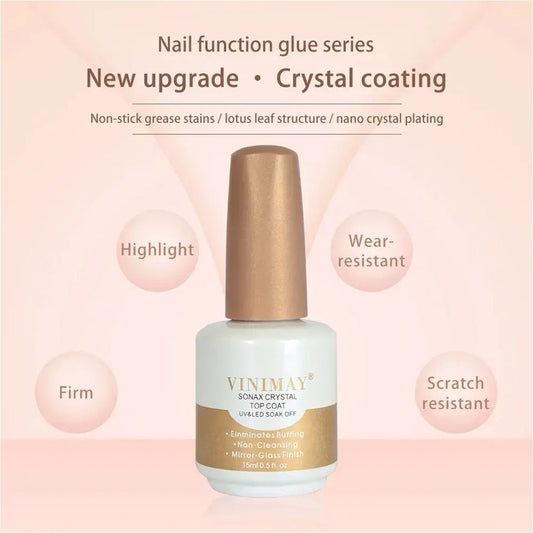 Vinimay Sonax Crystal Top Coat -15ML Superior Quality
