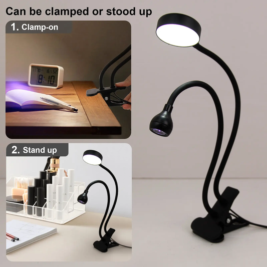 2 in 1 Table Clip Lamp