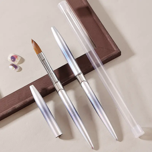 Acrylic Brush 100% Pure Kolinsky Original Metal Handle No 10