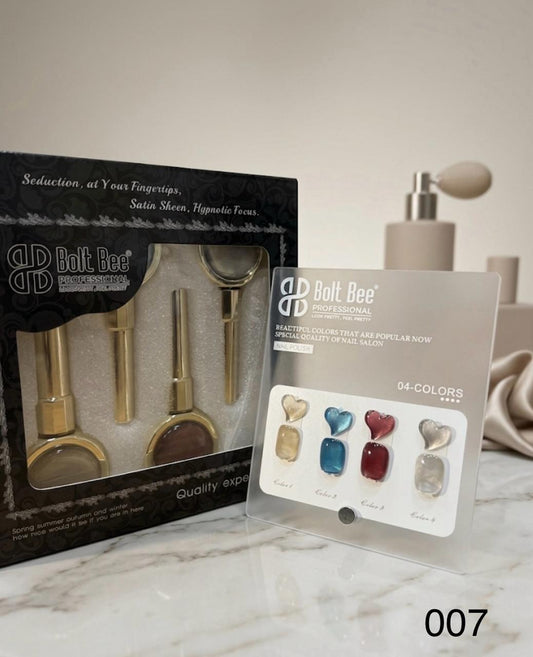 Boltbee 4pc Cat Eye Set- Premium Quality 15ML Bottle