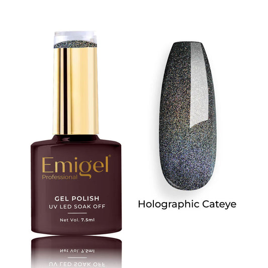 Emigel Holographic Cat Eye Gel Polish
